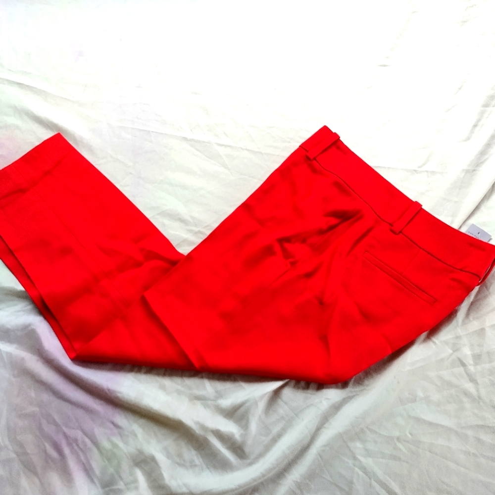 Loft red Capri pants